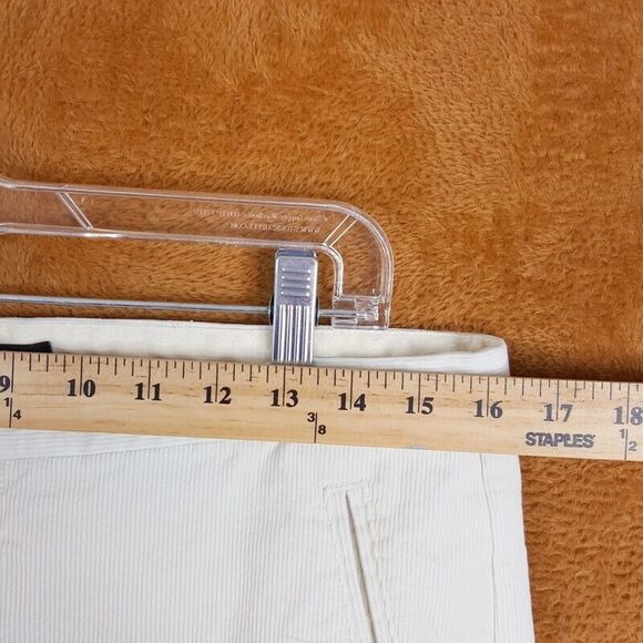 ATM Womens Pants Size 12 Ivory Slim Ankle Corduroy ANTHONY THOMAS MELILLO - Picture 8 of 12